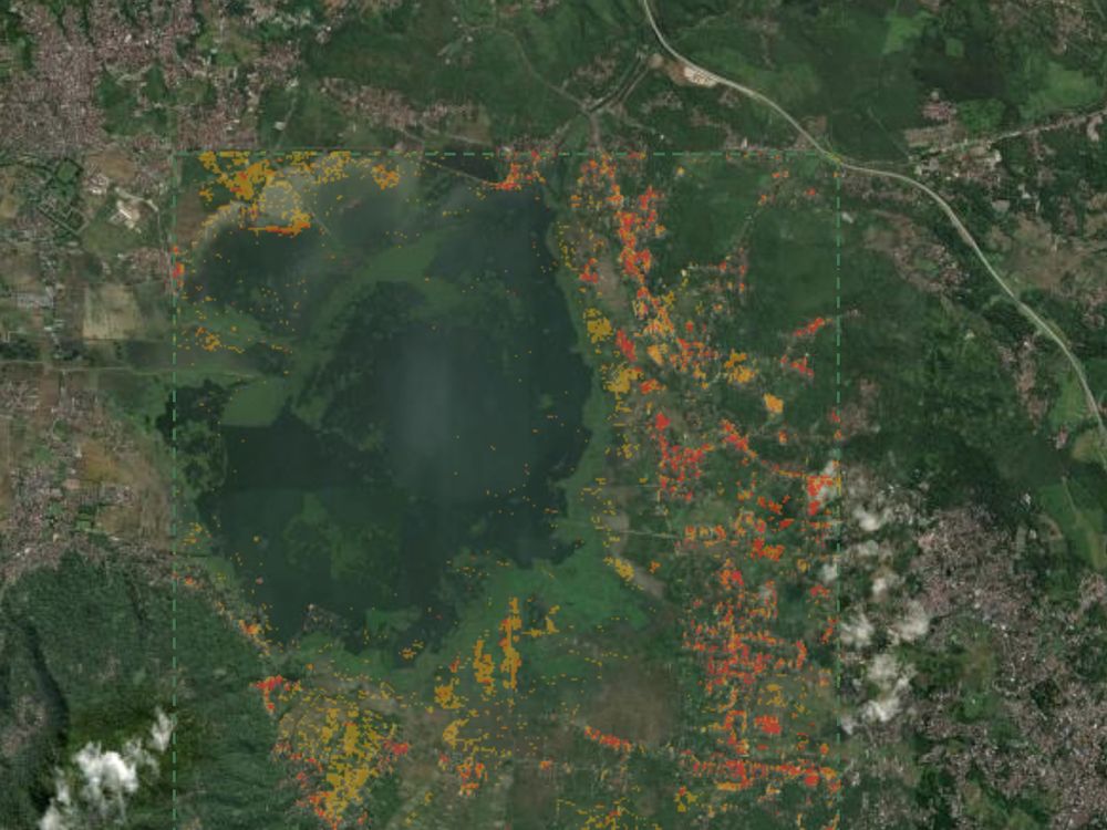 Exposed ground zones classed strong, elevated and watch.